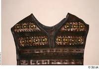  Photos Medieval Brown Vest on white shirt 1 Medieval Clothing brown vest decorated armor details 0003.jpg